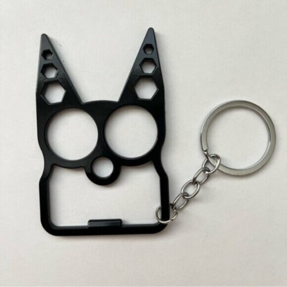 Black Cat Self Defense Keychain - Picture 1 of 7